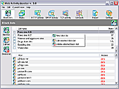 Web Activity Monitor Screenshot